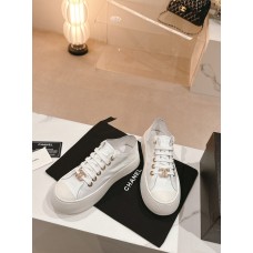 Chanel Women's Sneakers Lace Up Shoes HXSCHA02