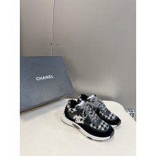 Chanel Women's Sneakers Lace Up Shoes HXSCHA40