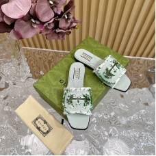 Gucci Flat Shoes for Summer Women's Sandals Slides GGSHA02