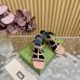 Gucci High Heel Shoes for Summer 9.5cm Women's Sandals Slides GGSHA08