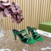 Gucci High Heel Shoes for Summer 9.5cm Women's Sandals Slides GGSHA10