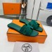 Hermes Flat Shoes for Summer Women's Sandals Slides HHSHEA11
