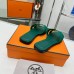 Hermes Flat Shoes for Summer Women's Sandals Slides HHSHEA11