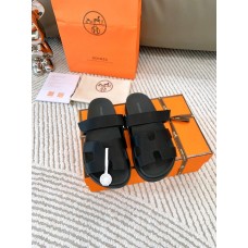 Hermes Flat Shoes for Summer Women's Sandals Slides HHSHEA29