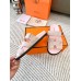 Hermes Flat Shoes for Summer Women's Sandals Slides HHSHEA31
