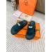 Hermes Flat Shoes for Summer Women's Sandals Slides HHSHEA39