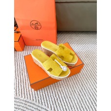 Hermes Heigh Heel Shoes for Summer Women's Sandals Slides HHSHEA42