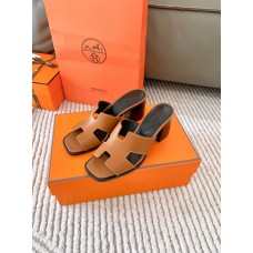 Hermes Heigh Heel Shoes for Summer Women's Sandals Slides HHSHEA44