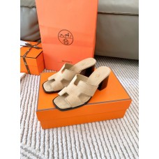 Hermes Heigh Heel Shoes for Summer Women's Sandals Slides HHSHEA46