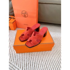 Hermes Heigh Heel Shoes for Summer Women's Sandals Slides HHSHEA48