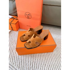 Hermes Heigh Heel Shoes for Summer Women's Sandals Slides HHSHEA49