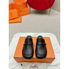 Hermes Flat Shoes for Spring Summer Women's Sandals Slides HHSHEA68
