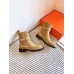 Hermes Flat Short Boots Women's Shoes HHSHED09