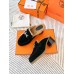 Hermes Fur Slides Women's Shoes for Winter HHSHEE06