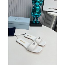 Prada Flat Shoes for Summer Women's Sandals Slides PRSHA08