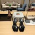 Prada High Heel Shoes for Summer 9.5cm Women's Sandals Slides PRSHA17