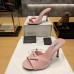 Prada High Heel Shoes for Summer 10cm Women's Sandals Slides PRSHA18