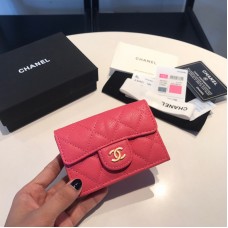 Chanel Small Flap Wallet for Women Caviar Leather 84401