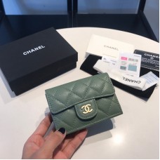Chanel Small Flap Wallet for Women Caviar Leather 84401