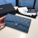 Chanel Long Flap Wallet for Women Caviar Leather Gold Hardware 31505
